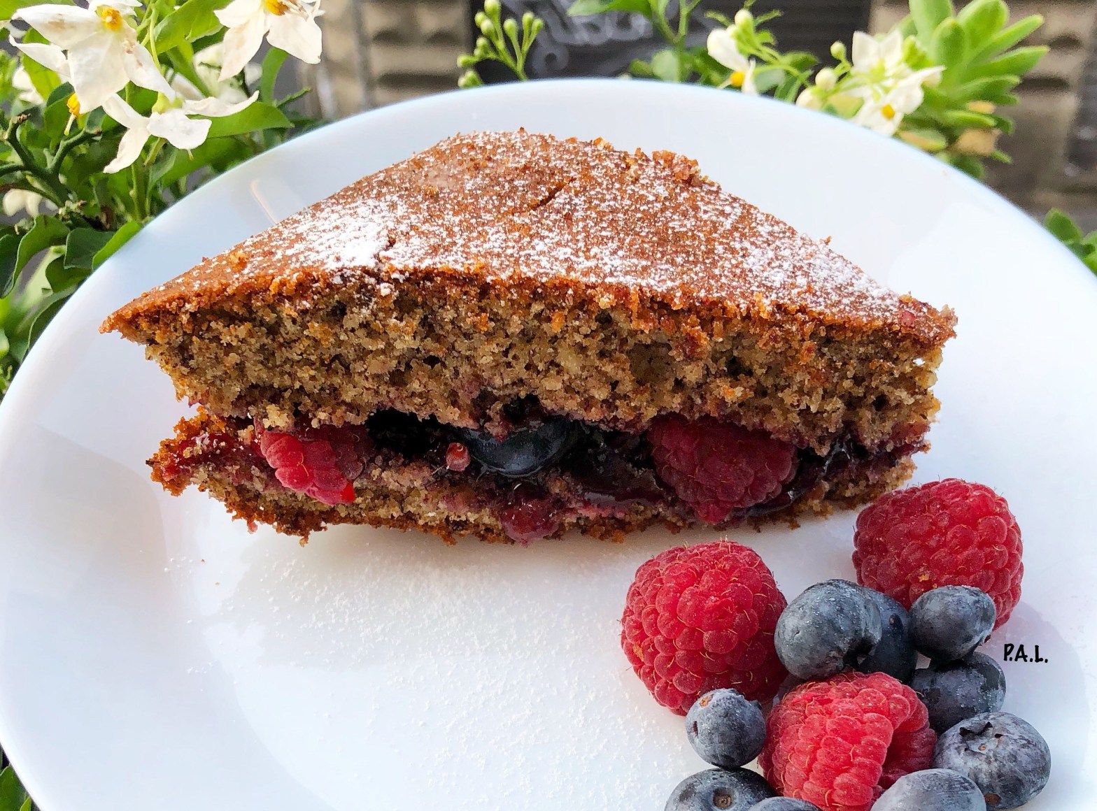 senza burro, gluten free, torta di grano saraceno