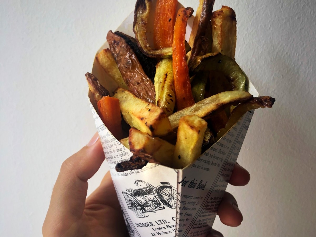 Cuoppo di verdure fritte ad&nbsp;aria