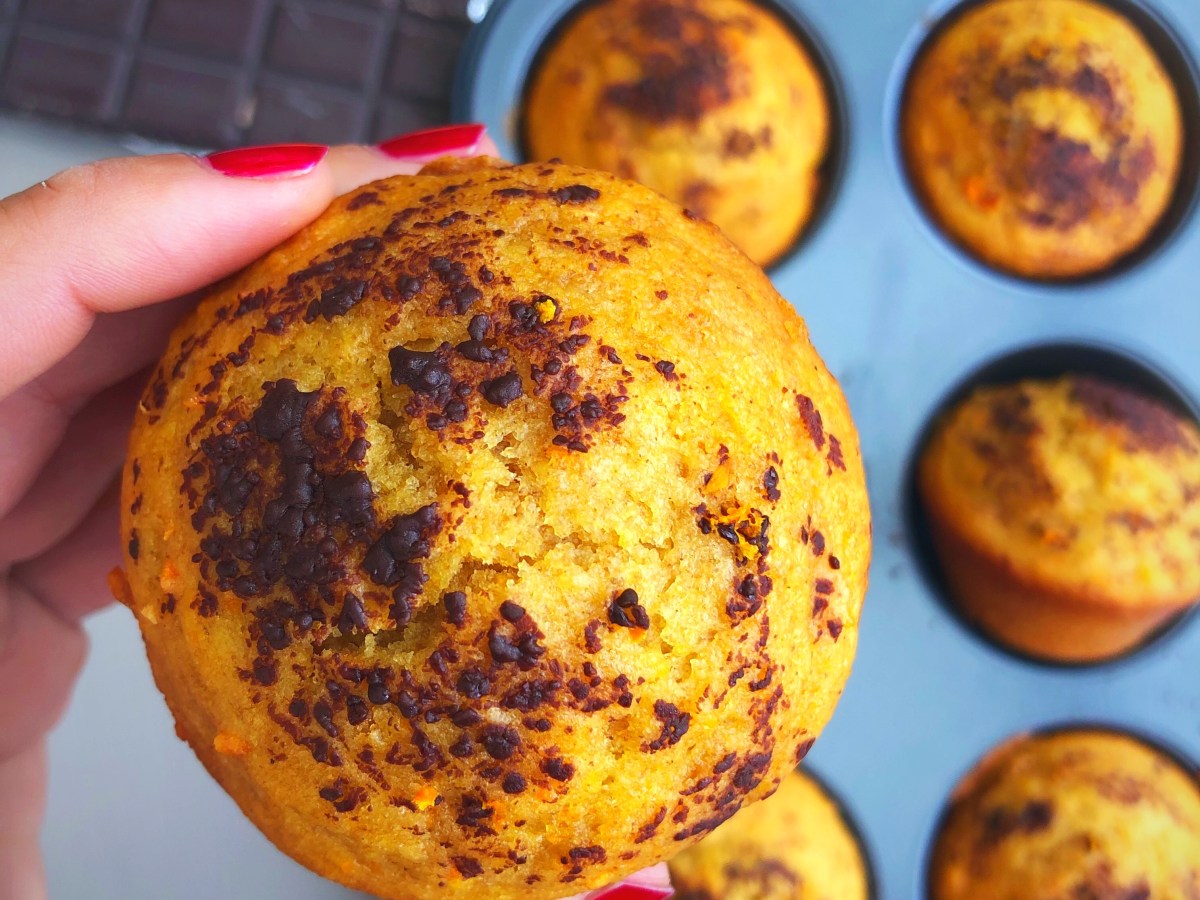 Muffin alle carote e&nbsp;cioccolato