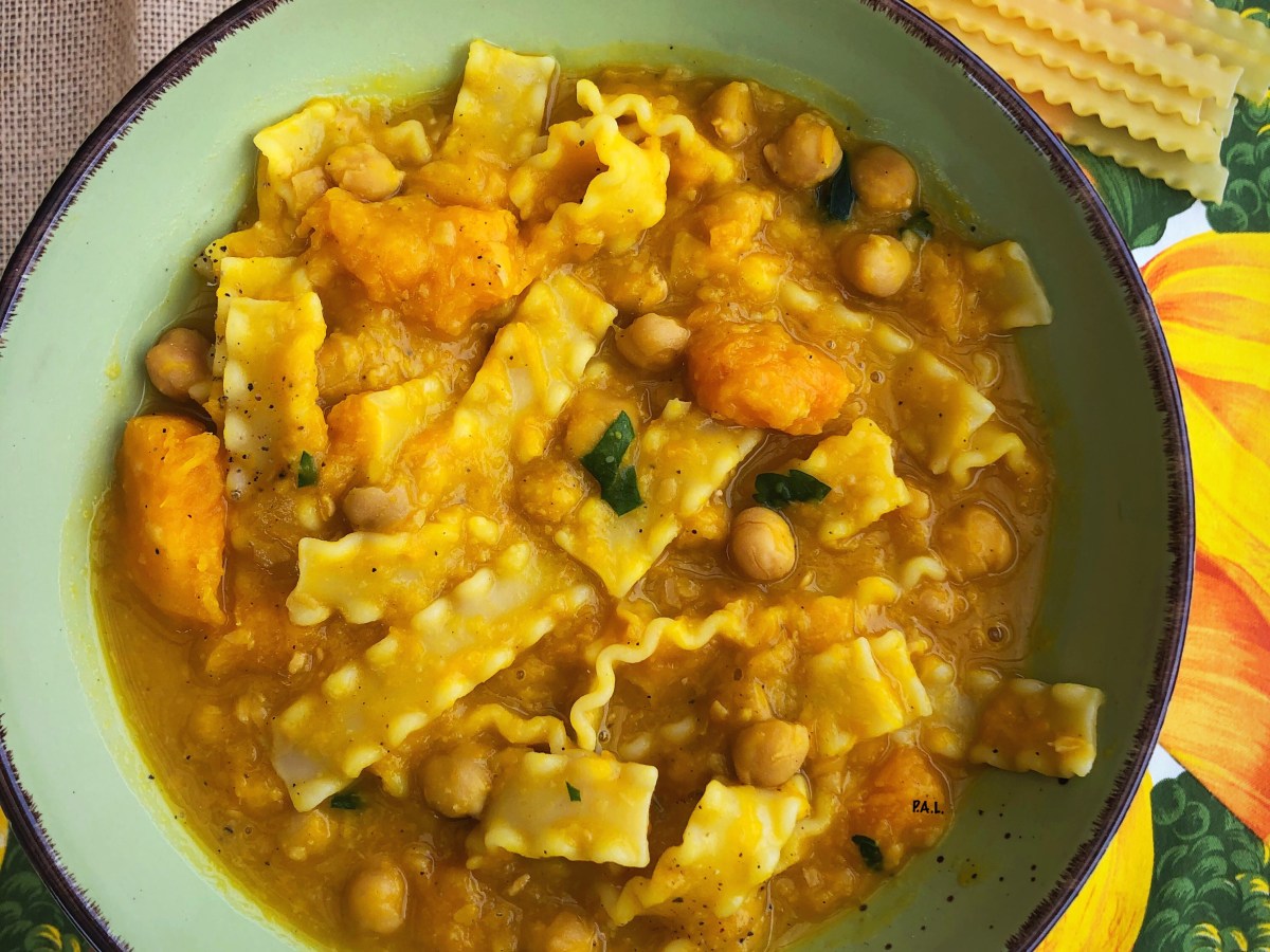 Zuppa di ceci, zucca e&nbsp;pasta